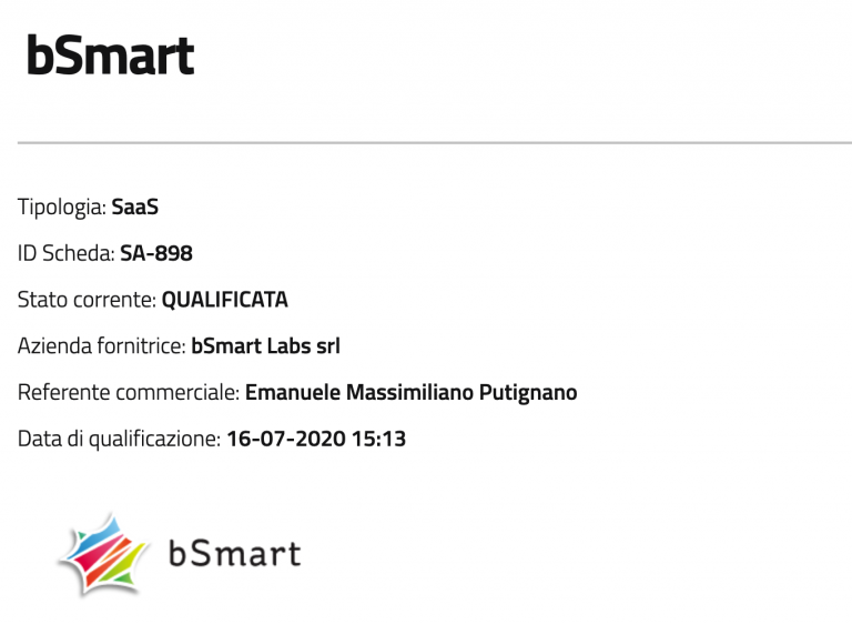 Qualificazioni BSmart - BSmart Labs